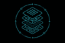Layered AI stack signal icon
