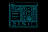 Application layer grid icon